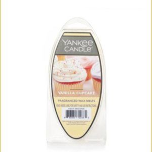 NEW YANKEE CANDLE VANILLA CUPCAKE WAX MELTS .4 SEPARATE PACKS WITH 6 WAX MELTS